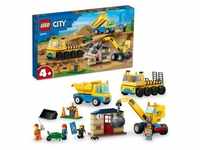 LEGO City 60391 Baufahrzeuge und Kran mit Abrissbirne 60391