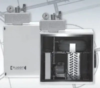 Sole-Erdw&auml;rmetauscher mit Energieeffizienzpumpe und Steuerung Pluggit