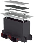 Helios FRS-WBK 2-51 - Wand-Boden-Kasten 2 x Oval 51 - 03877