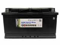 Q-Batteries Start-Stop Autobatterie AGM95 12V 95Ah 850A