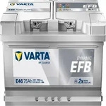 VARTA E46 Blue Dynamic EFB 12V 75Ah 730A Autobatterie Start-Stop 575 500 073