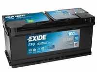 Exide EL1000 Start-Stop EFB 12V 100Ah 900A Autobatterie