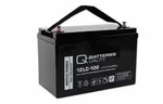 Q-Batteries 12LC-100 AGM Solar und Wohnmobil Batterie 12V 107Ah