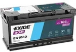 Exide EK1060 Start-Stop AGM 12V 106Ah 950A Autobatterie