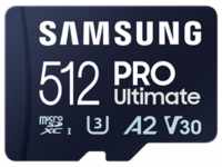 Samsung PRO Ultimate microSD-Speicherkarte mit USB-Kartenleser – 512 GB Blau