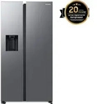 Samsung Side by Side Kühlschrank mit AI Energy Mode und Wassertank, 634 L Silver Samsung Side by Side Kühlschrank mit AI Energy Mode und Wassertank, 634 L Silver