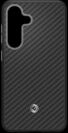 Samsung Spigen Enzo Aramid Case with Magnet f&uuml;r das Galaxy S25 Black Silver