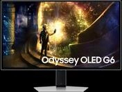Samsung 27" Odyssey OLED G6 (G61SD) 240Hz QHD Gaming Monitor, 27 Silber