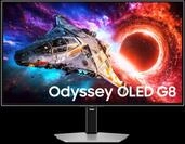 Samsung 32" Odyssey OLED G8 (G80SH) 4K 240Hz UHD Gaming Monitor, 32 Silber