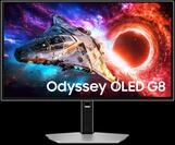 Samsung 27" Odyssey OLED G8 (G80SH) 4K UHD 240Hz Gaming Monitor, 27 Silber