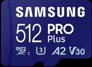 Samsung PRO Plus microSDXC&trade; UHS-I Speicherkarte - 512 GB Blau