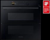 Samsung Dual Cook Flex&trade; Einbaubackofen, 76 L, A+*, Pyrolyse, Schwarzes Glas,...