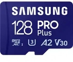 Samsung PRO Plus microSD-Speicherkarte (2024) inkl. SD Adapter - 128 GB Blau Samsung PRO Plus microSD-Speicherkarte (2024) inkl. SD Adapter - 128 GB Blau