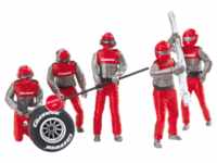 Figurensatz Mechaniker Carrera Crew rot