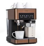 Klarstein Arabica Comfort Siebtr&auml;germaschine 1350W 20 Bar 1,8l Touch-Bedienfeld