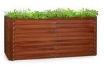 Blumfeldt Rust Grow Hochbeet Gartenbeet verzinktes Stahlblech Rost-Finish 10036159