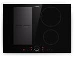Klarstein Delicatessa 70 Hybrid Einbaukochfeld Induktion 4 Zonen 7000W Glaskeramik