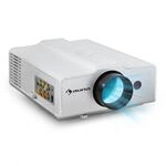 Auna EH3WS LED-Beamer kompakte HDMI wei&szlig; 10005061
