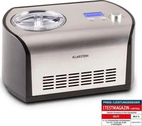 Klarstein 10028043, Klarstein Snowberry & Choc Eismaschine 1,2l K&uuml;hlhaltefunktion