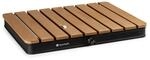 Blumfeldt Sumatra Breeze Square Gartendusche WPC Aluminium 70x55cm eckig 10036436
