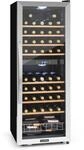 Klarstein Vinamour 54 Duo Weink&uuml;hlschrank 2 Zonen 148 Ltr 54 Fl Touch-Display