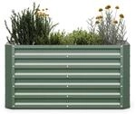 Blumfeldt High Grow Straight Hochbeet 120x60x60cm Stahl-Wellblech einfacher Aufbau