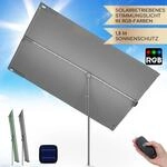 blumfeldt Bayonne Sonnenschirm 130 x 180 cm Polyester UV 50 Solar LED 10040105