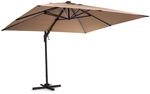 Blumfeldt Arles Sonnenschirm 300 x 300 cm Polyester UV50+ wasserabweisend LED-Licht