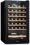 Klarstein Barossa 32 Uno Weink&uuml;hlschrank 1 Zone 95 Liter / 36 Flaschen Touch-Display