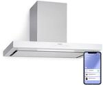 Klarstein Alinea 90 Dunstabzugshaube 90cm Wandhaube WiFi A++ 500m&sup3;/h Touch...