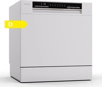 Klarstein 10045371, Klarstein Amazonia Eco 8 Geschirrsp&uuml;lmaschine,