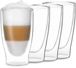 Feelino DUOS doppelwandiges Glas 400 ml Trinkglas Espresso Borosilikatglas 10040365