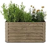 Blumfeldt High Grow Straight Hochbeet | 432 L | Ergonomisch | Wetterfest | offene