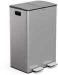Klarstein EcoVista M&uuml;lleimer mit Kompostbeh&auml;lter Abfalleimer 60 Liter + 3L