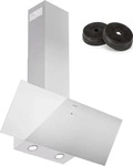 Klarstein 10045316, Klarstein Laurel 90 Dunstabzugshaube 90cm Abluft: 247 m&sup3;/h LED