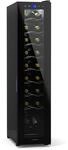 Klarstein Shiraz 18 Slim Uno Weink&uuml;hlschrank 18 Flaschen 5 - 18 &deg;C Touch-Control