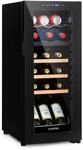 Klarstein Bovella 18 Duo+ Zweizonen-Weink&uuml;hlschrank 50l 18 Fl. Glast&uuml;r 10045883