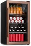 Klarstein Beersafe XXL K&uuml;hlschrank 80 Liter 3 B&ouml;den Panoramaglast&uuml;r 10041893