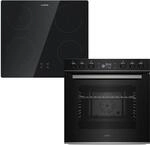 Klarstein ControlSync Backofen & Induktionskochfeld Set | 9 Funktionen | 4 Kochzonen