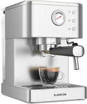 Klarstein SteelPresso Siebträgermaschine | Kompakt | 20 bar | Steamer Klarstein SteelPresso Siebträgermaschine | Kompakt | 20 bar | Steamer