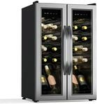 Klarstein Vinamour Weink&uuml;hlschrank | 2 K&uuml;hlzonen | 7 Regale | Touch-Bedienung 