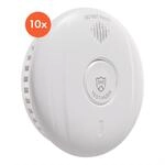 SHD by oneConcept Rauchmelder DOF Pro10 Kunststoff Warnsignal: 85 dB 10 Jahre