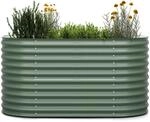 Blumfeldt High Grow Hochbeet mit 160 x 80 x 80 cm aus Stahl-Wellblech einfacher