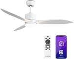 Klarstein SkyBreeze Smart Deckenventilator | Indoor & Outdoor | Smart Control | IP44
