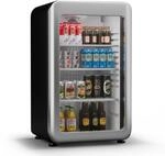 Klarstein Audrey Evo Getr&auml;nkek&uuml;hlschrank | Retro-Design | Glast&uuml;r | 93 L |...