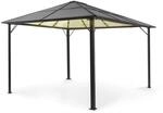 Blumfeldt Pantheon Solid Sky Ambient Solar Pavillon 3x4m Polycarbonat Aluminium