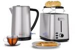 Klarstein Verosteel Basis-Fr&uuml;hst&uuml;cksset | 2-Schlitz-Toaster & Wasserkocher |...