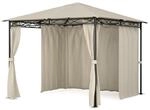 Blumfeldt Mondo Pavillon 3x3 | Stahlrahmen | Wetterfest | 4 Seitenw&auml;nde 10045860