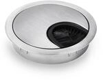 OneConcept Kabeldurchf&uuml;hrung 2er-Set 60 mm Metall Borstendichtung 10037455