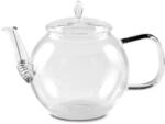 Feelino Glaskanne 800 ml | Borosilikatglas | mit Deckel und Teesieb 10040414